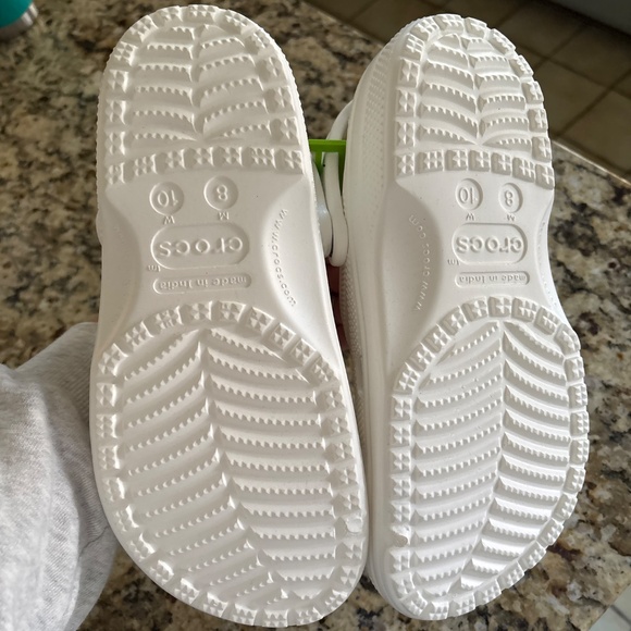 White Crocs, size m7,w8